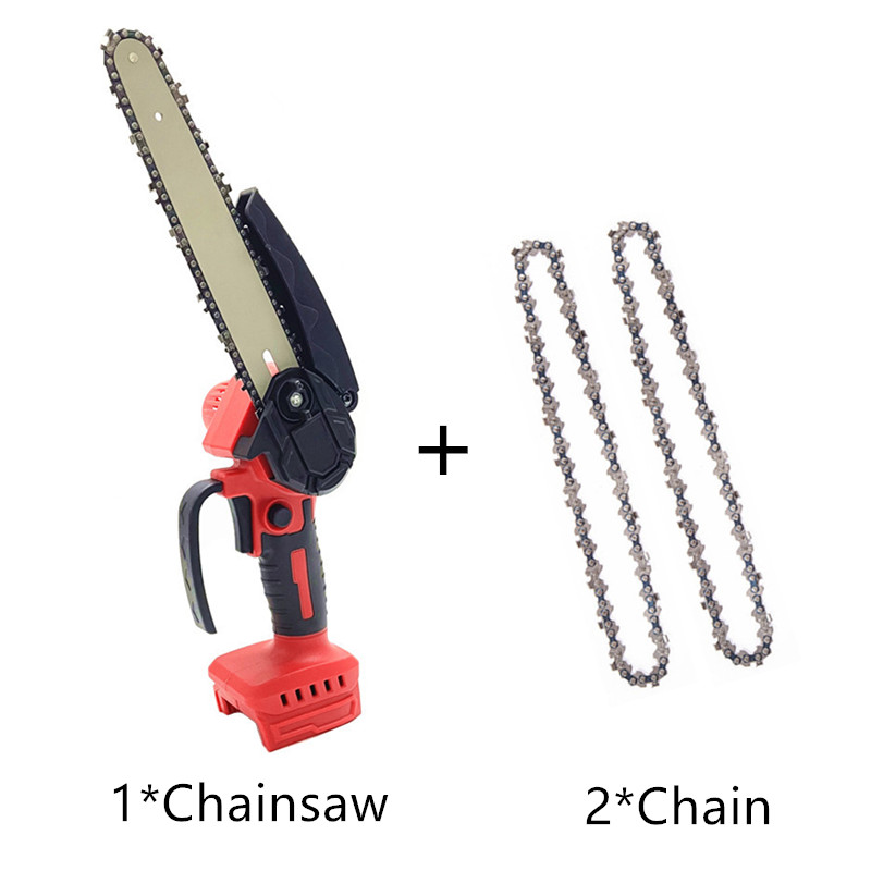 For Milwaukee 18V Battery 8-inch Brushless Chainsaw Cordless Electric Chain Saw Cutter Pruning Logging Woodworking Power Tools: light green