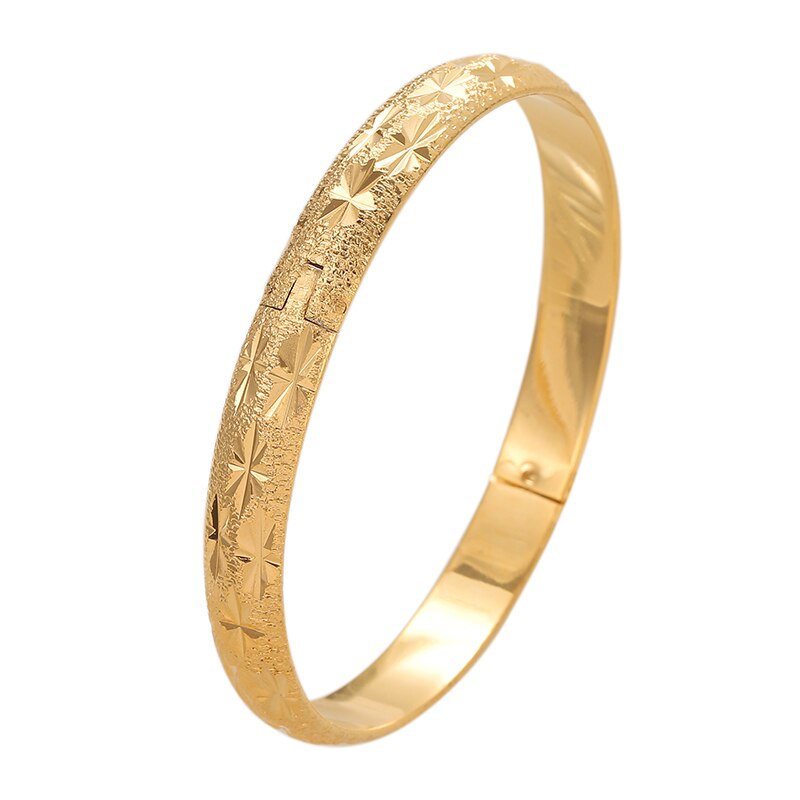 Banhado a 24k ouro multi forma punk bangle bells curb cubana corrente padrão de ouro folhas bangle para homens jóias presentes pessoais: style9