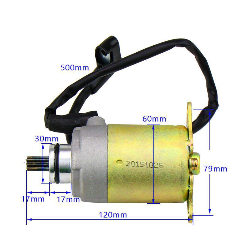 GY6 125cc / 150cc Motorcycle Quad Bike Scooter Starter Motor for Kazuma