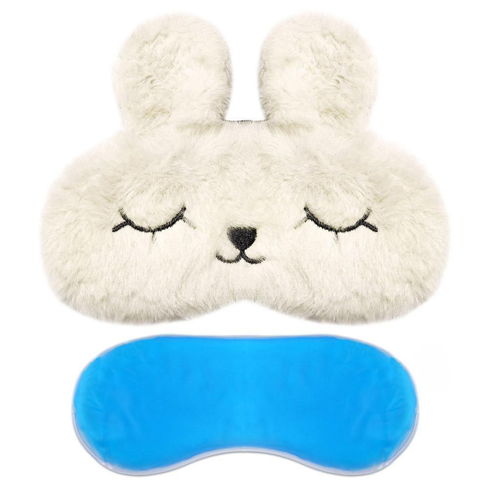 Eye Blindfold Travel Beauty Sleep Cooling Gel Pad Sleep Blinder Eye Patch Eyes Cute Cover Panda Sleeping Rest Mask M7Y5: A