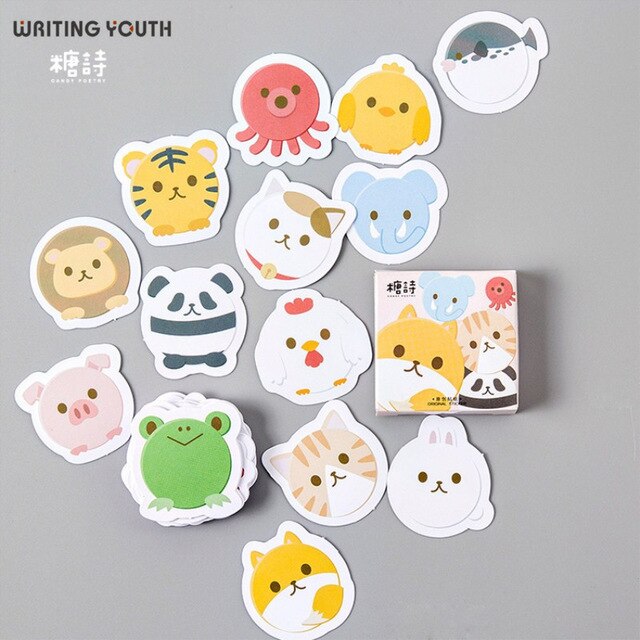 Leuke Retro Reizen Stickers Scrapbooking DIY Dagboek Stickers Bullet Journal Briefpapier Schoolbenodigdheden: 6