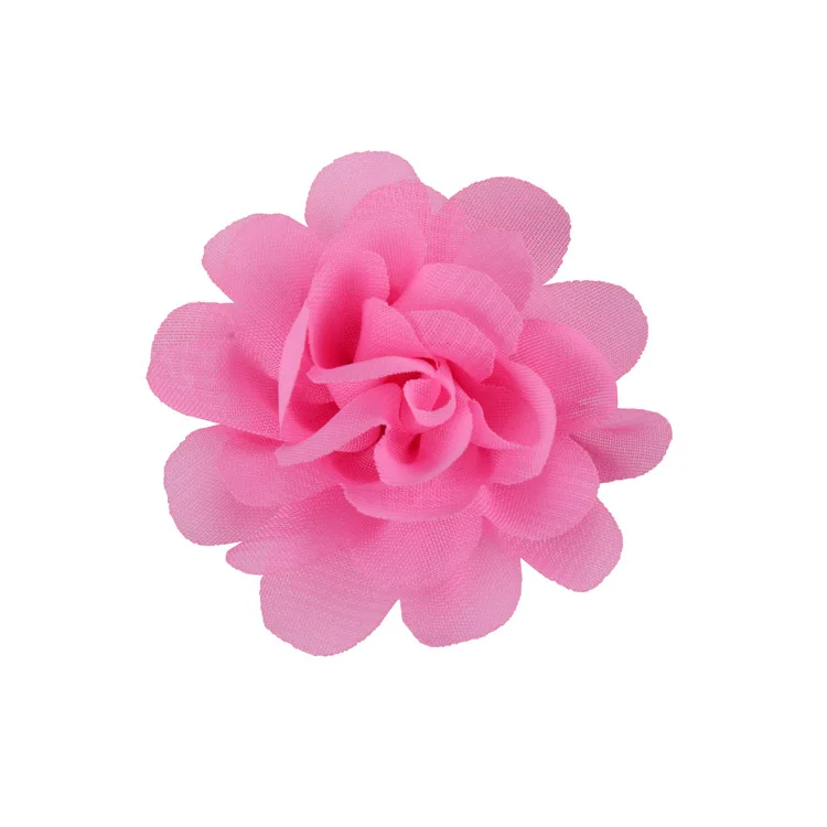 Nishine-Mini Chiffon Tecido Flores para Mulheres e Meninas, Headband, Grampos de Cabelo, Roupas DIY, Bonés, Headwear, Acessórios, 2 ", 20Pcs, Lote: Verde exército