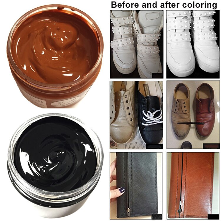 Pasta de cuero para reparación de zapatos, colorante para pulir zapatos, cera de manchas, A1