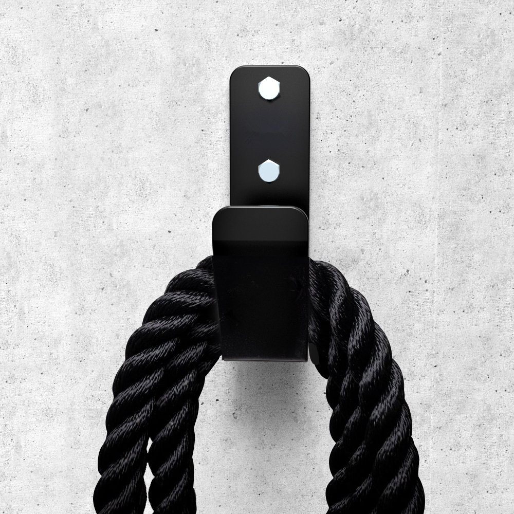 Fitness Battle Rope Rack Wall Mounted Heavy Duty Jump Rope Storage Hook Battle Skipping Ropes Holder Home Gym Equipment Hanger