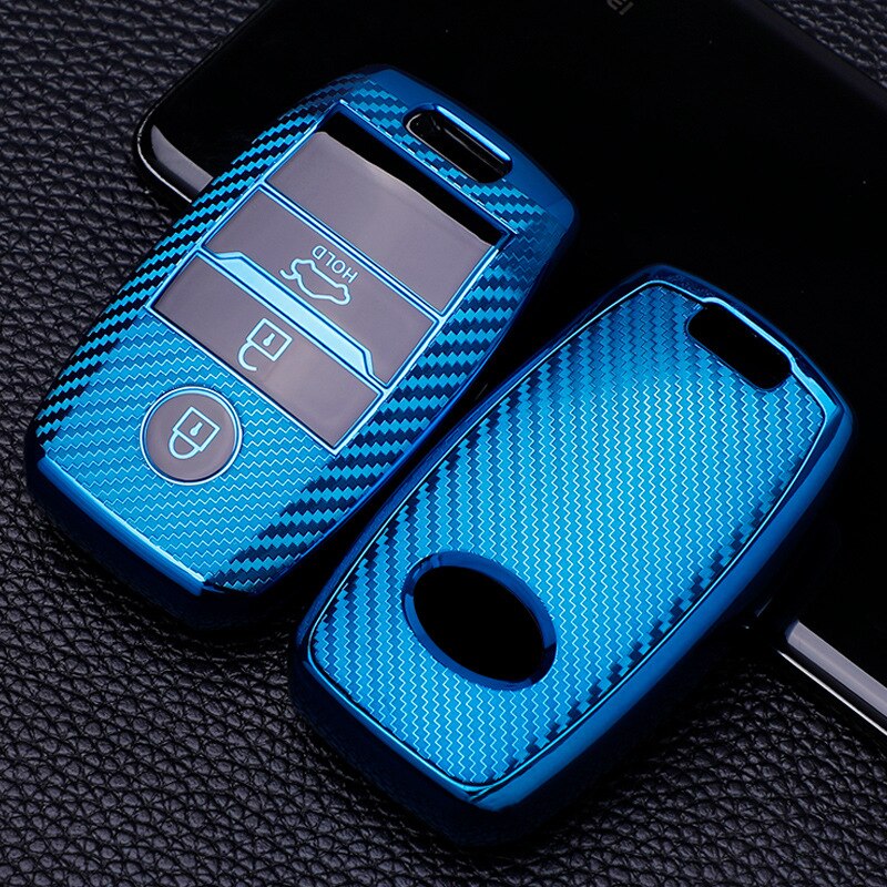Coque de protection de voiture en TPU, Fiber de carbone, pour Kia Ceed Rio Rio5 Sportage R K3 KX3 K4 K5 Ceed Sorento Cerato Optima