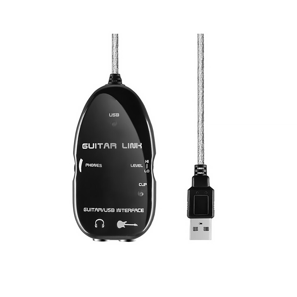 Guitar Cable Audio USB Link Interface Adapter For MAC/PC Music Recording Accessories For Guitarra Players