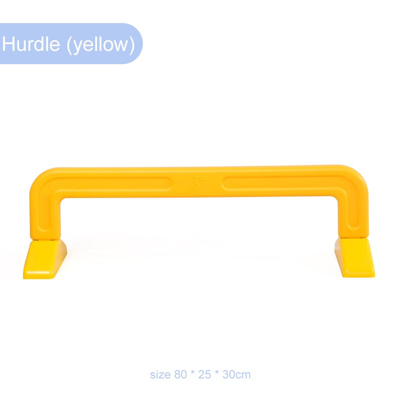 Happymaty Bambino Hurdle Scuola Materna Cerchio di Plastica Giocattolo Trapano Foro Porta Ad Arco Attività All'aperto Attrezzature Sportive Giocattoli per I Bambini zd02: Giallo