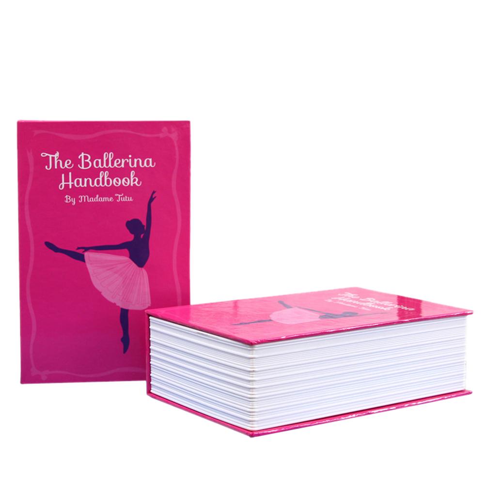 Mini Dictionary Password Box Home Password Code Book Safe Saving Pot Storage Box Book Password Box Craft: Pink