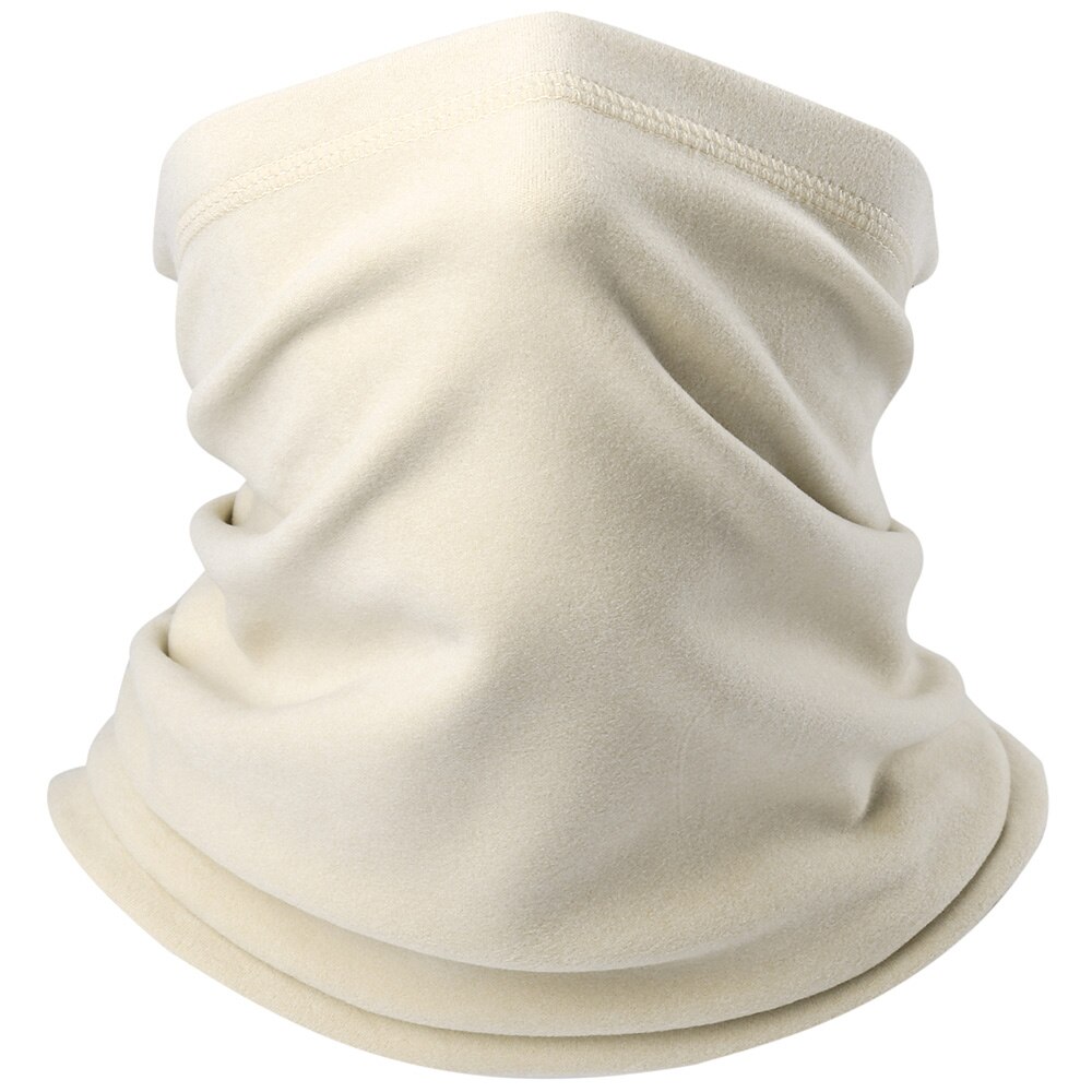 Windproof Fleece Warm Bandana Solid Color Face Mask Scarf Ski Hiking Snowmobile Neck Warmer Gaiter Headband Men Women Winter: 008