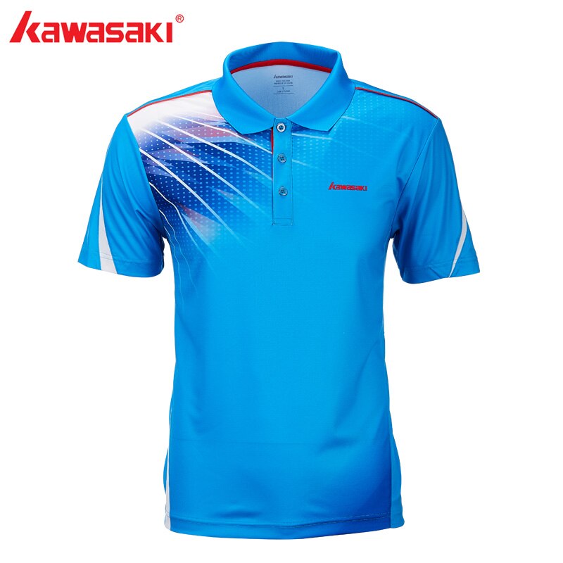 Camisetas De Polo para hombre KAWASAKI, camiseta de secado rápido 100% poliéster para mesa de tenis, ropa deportiva con botones ST-T1011