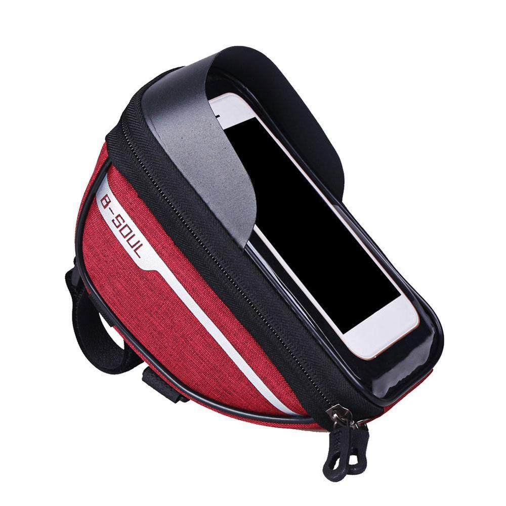 Bolsa para manillar de bicicleta, bolsa para teléfono móvil, Hengbao, accesorios para bicicleta de montaña o de carretera: A