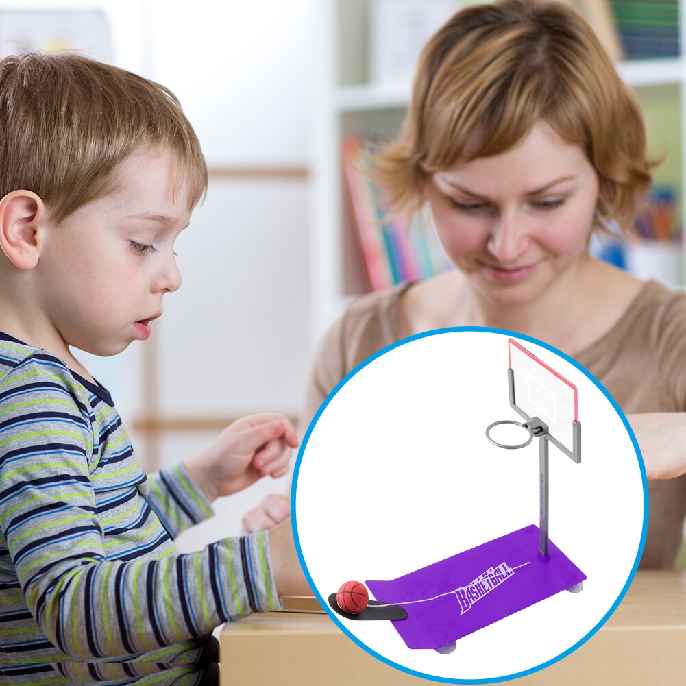 Mini basketbalstandaard speelgoed opvouwbare mand rek balspellen educatief speelgoed