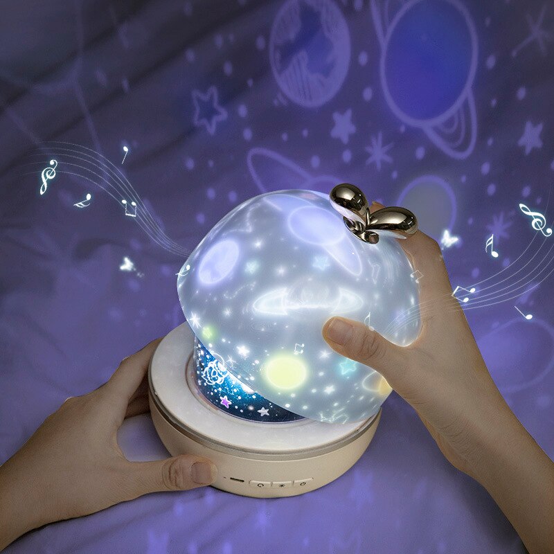Novelty LED Rotating Star Projector Lighting Moon ... – Grandado