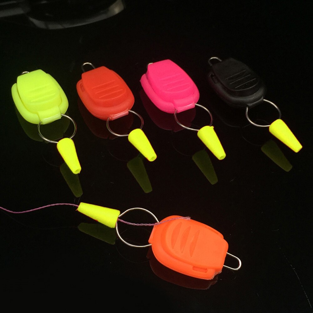 5 sztuk żyłka korek tyczki kołowrotek uchwyt robić żyłki klamra korek opiekun klip akcesoria rybne