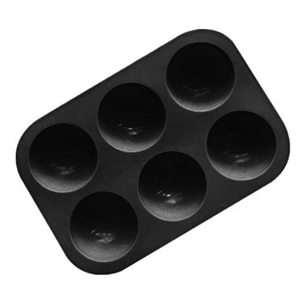 Moule à savon en Silicone semi-circulaire 6 cavités, poêle à muffins, cupcakes, gâteau, chocolat, plaque à glaçons Personal Care