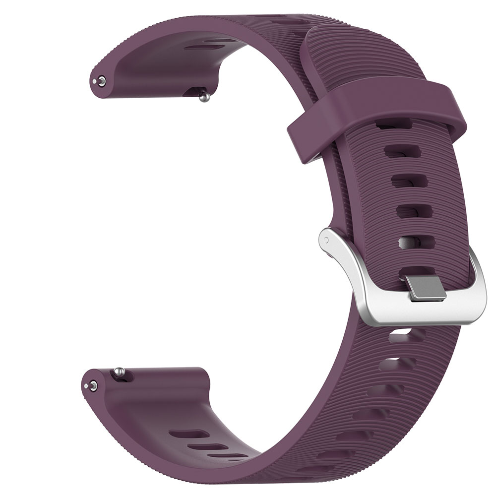 20mm pasek zegarka dla Garmin Forerunner 245 245M 645 Smartwatch na rekę zespół silikonowy dla Vivoactive3 3 muzyka Venu bransoletka: Garmin Venu / purple