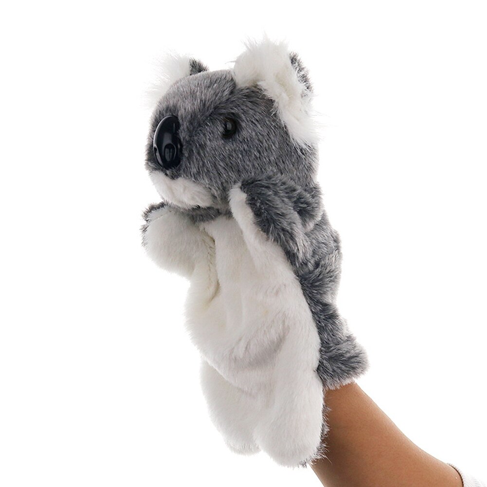 Dejlig koala dyr plys hånd handske dukke rollespil fortæller børn legetøj educatoinal læring baby legetøj