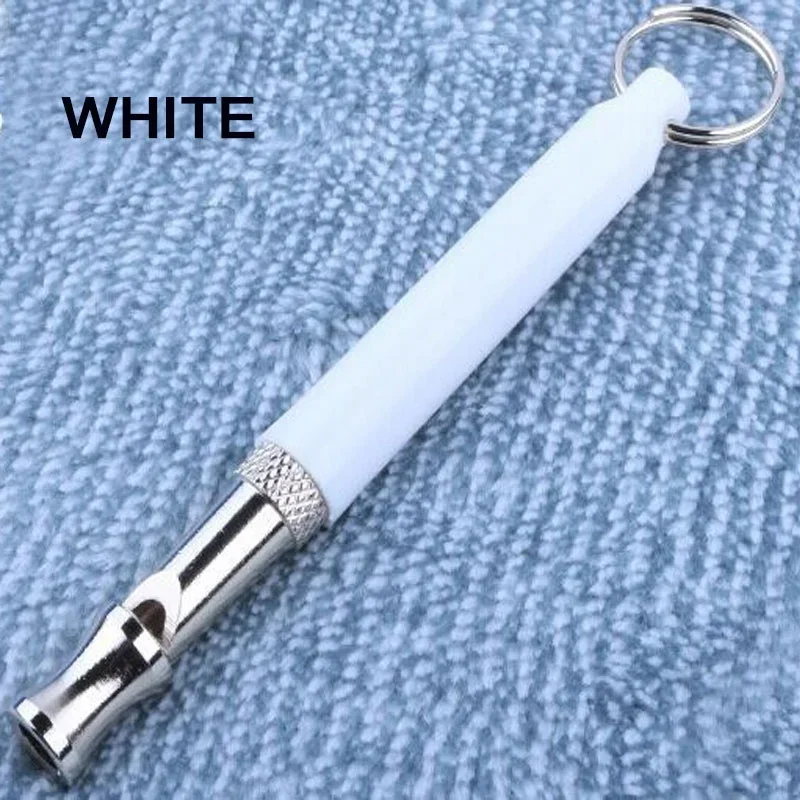 JJYY Ultraschall-Hundetraining-Abschreckpfeife, Hundepfeife zum Stoppen des Bellen, Bellenkontrolle für das Training von Hunden, Abschreckpfeife: WHITE