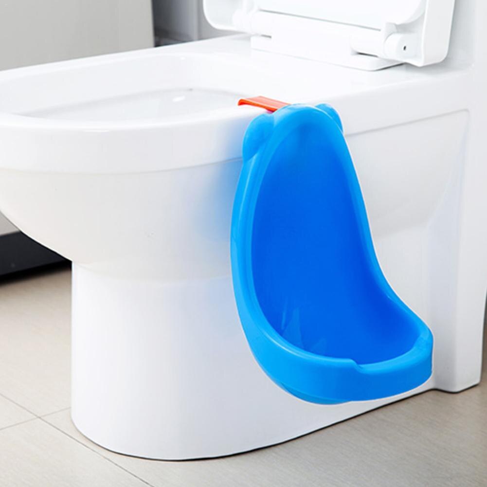 Bærbare specialeffekter plast børns lodrette toilet urinal vægmonteret udendørs træner badeværelse baby urinal træner