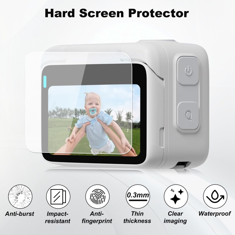 Voor Insta360 GO Ultra 9H Gehard Glas Film anti-kras Draagtas Beschermhoes voor Insta360 GO Ultra Camera accessoires