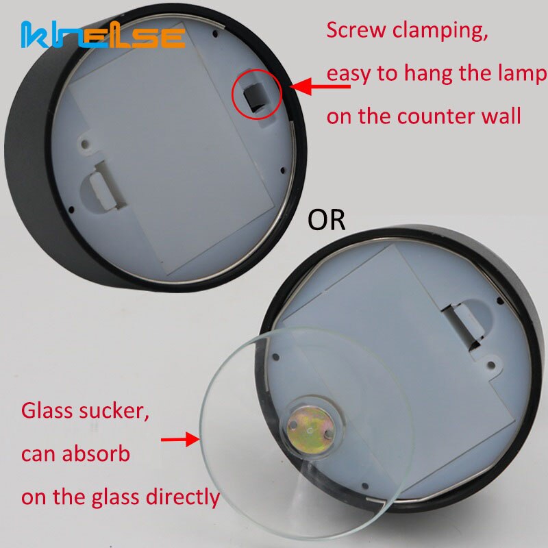 Mini 3w led spotlights aaa batteridrivna lampor glasanvändningslampa trådlöst monterad väggbelysning glödlampor skåp bänk monter