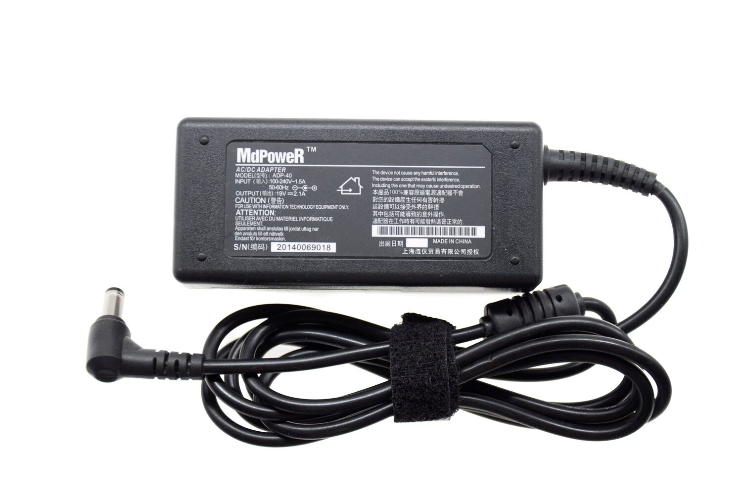 19V 2.1A Voor Asus Lcd Monitor Ac Adapter Voeding Lader Cord ML239H MS202D VX229N-W VX238 VC239N MS246H ADP-40PH ab