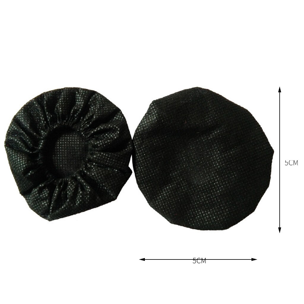 Housse de microphone jetable non-tissée 100 pièces, protection anti-vent amovible, coussinet pour fournitures de karaoké ktv, prévention du bruit