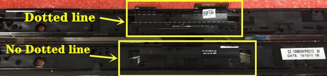 Recambio de pantalla táctil para Asus Transformer Book, FP-TPAY15611A-01X de repuesto de cristal con Marco, 15,6 pulgadas, TP550, TP550L, TP550LD: Type 2 With frame / No Dotted line