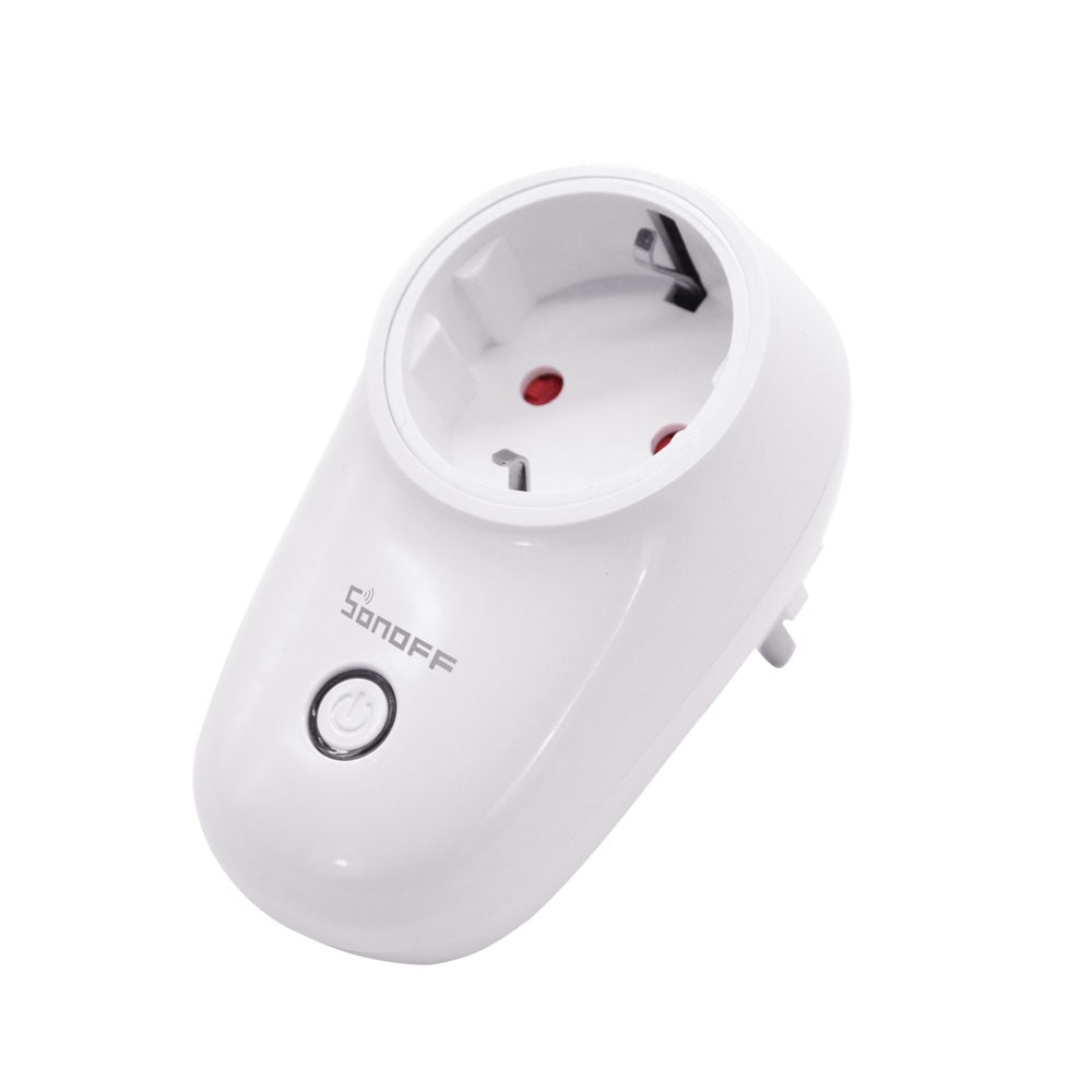 SONOFF S26 Wifi Smart Steckdose EUEU F Stecker 220V Drahtlose Fernbedienung Power Steckdose Licht Schalter Timer 10A alexa Google Hause