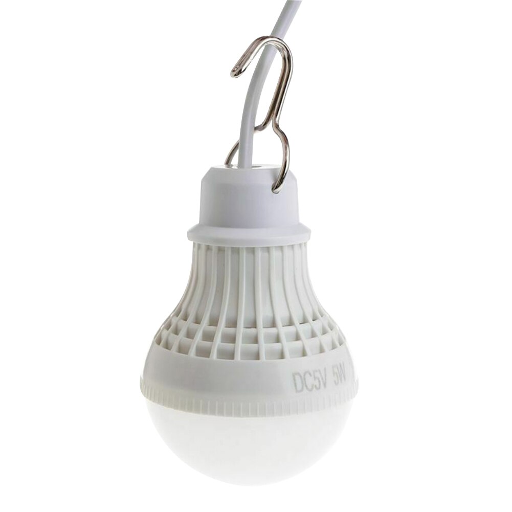 Practical 5W Portable LED Camping Bulb Light Durable Multi-functional Outdoor Tent Hanging Emergency Lantern Lamp