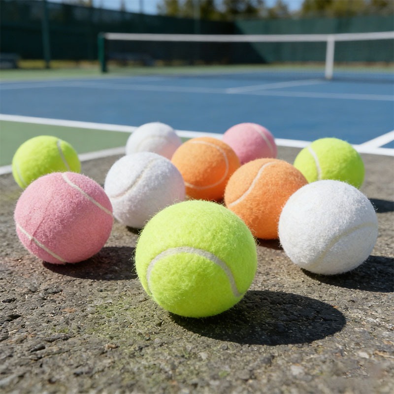 1/3/6 Stück Tennisball, verschleißfest, hochelastisch, Trainingsball, Tennis für das Ausbildung, elastische Faser, Gummi, draussen-Tennis