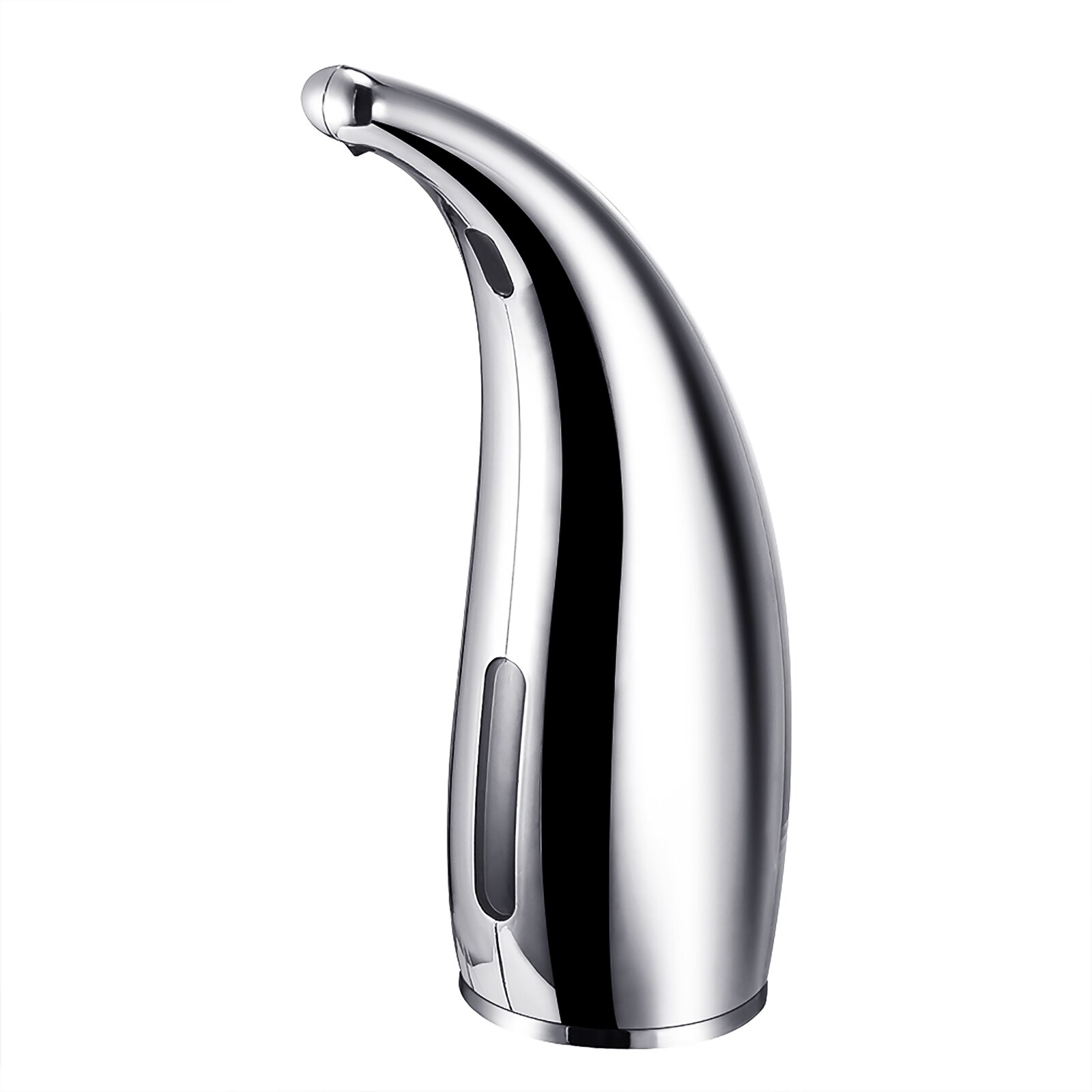 Automatic Soap Dispenser Electric Touchless Infrared Sensor Soap Dispenser Kitchen Dish Liquid Auto Hand Soap Dispenser: silver