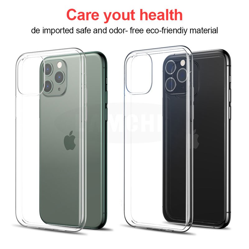 Voor iPhone 11 TPU Soft/Hard Cover Case Ondersteuning Draadloos Opladen Voor Apple iPhone X/iPhone 11 pro 11max Clear Phone Case