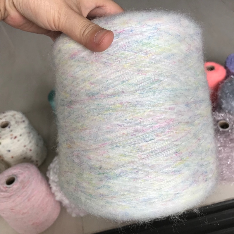 520 g mooie kleurrijke zachte gezondheid pluche fijne mohair Garen voor Breien baby Organische garen knit weave Haak Draad x5128