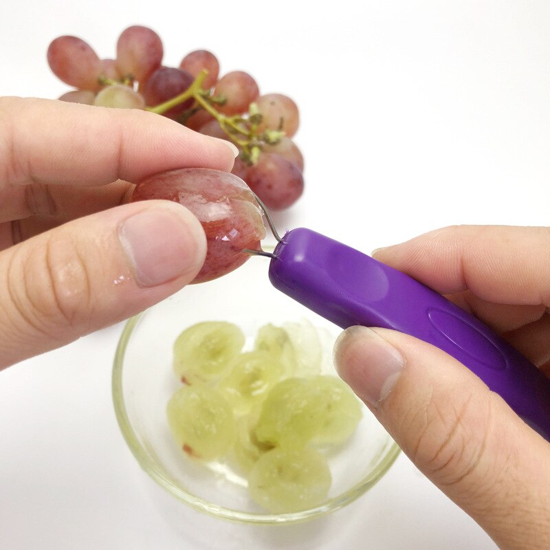 Grape tip Peeler Peeler peeling artifact to seed device meat collector meat picker peeling grape skin peeler kitchen gadget