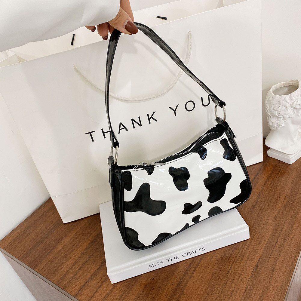 Bolsos con estampado de vaca para mujer, bandoleras de a la , bolso cruzado pequeño, bolso Cuco mensajero, para uso diario