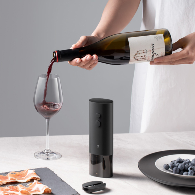 XIAOMI MIJIA Electric Wine Opener Automatic Bottle Cap Opener For Wine Corkscrew Machine
