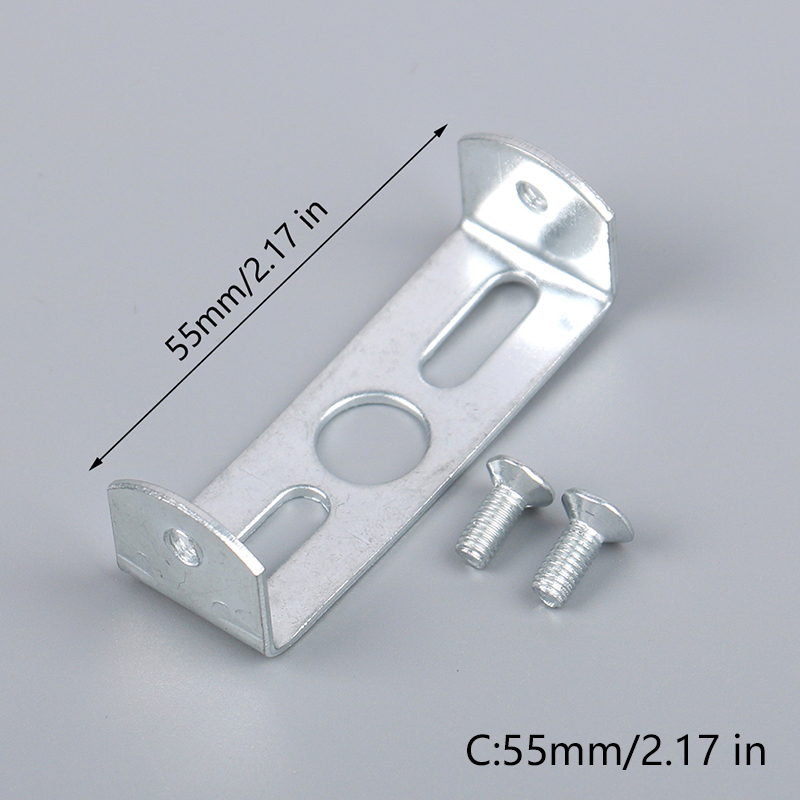 35-115Mm Beugel Plafond Plaat Montage Iron Bar Met Vaste Schroeven Plafondlamp Plafond Vervanging Beugel Verlichting Accessoires: Rood