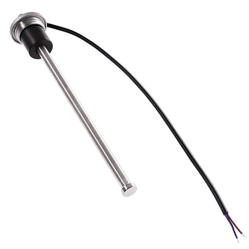 Rvs Boot Water Niveau Gauge 52Mm 0-190Ohm Brandstofniveausensor 300Mm Water Tank Level Gauge Indicator Voor auto Marine