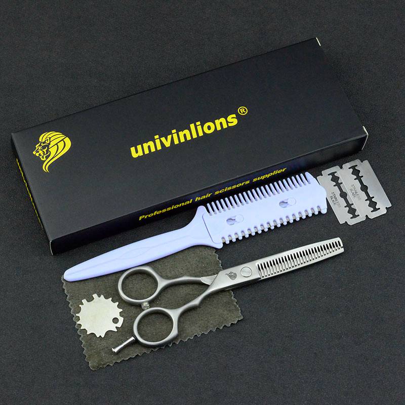 5.5" sharp scissors cut hair scissors thinning scissors pinking barber razor edge haircut cabelereiro hair cutting scisors