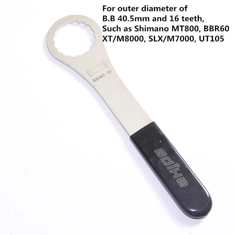 Fiets trapas gereedschap reparatiesleutel sleutel voor shimano howllowtech  bb9000 avid prowheel fsaseries: Optie 3