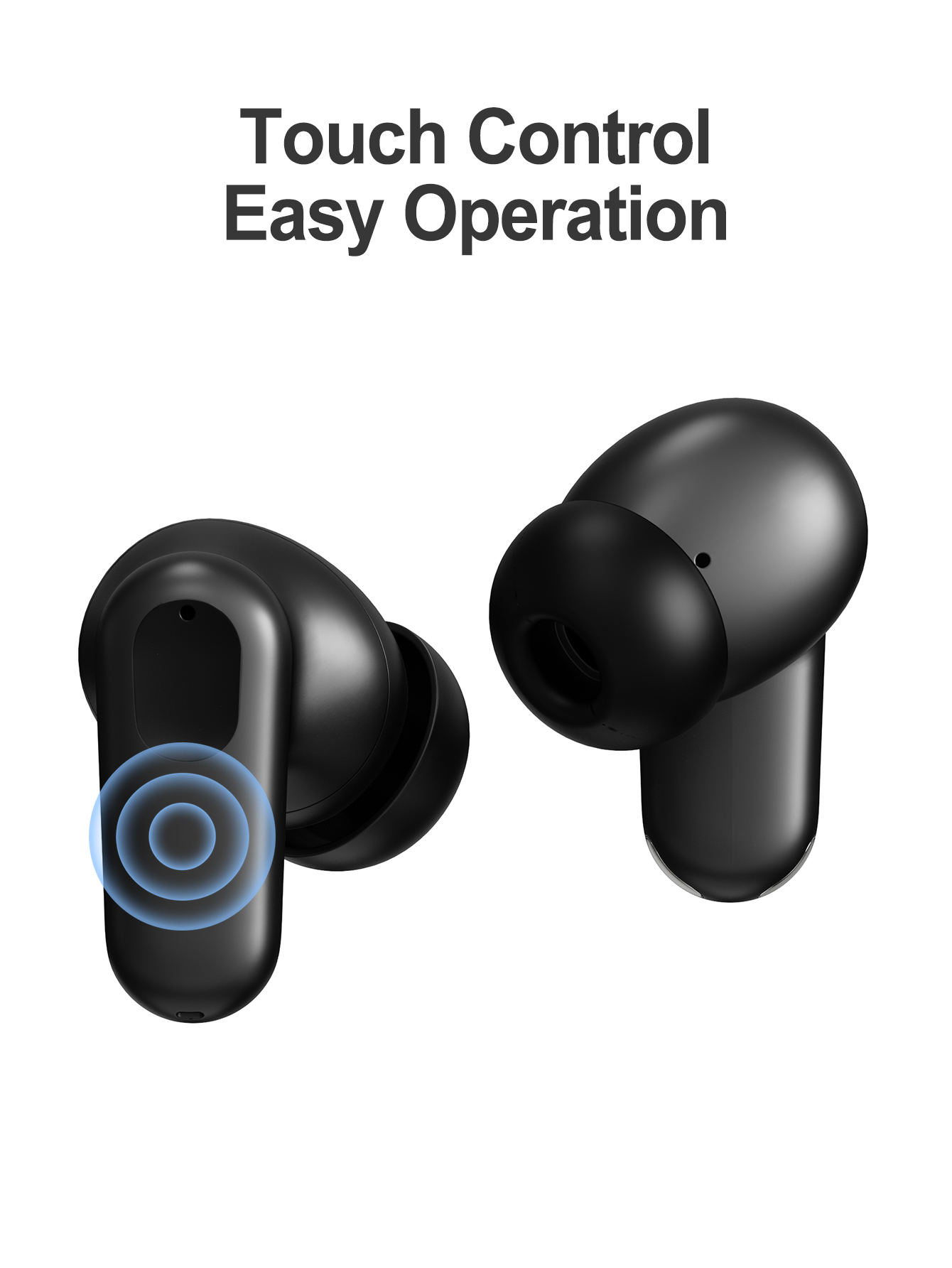 Kabellose Kopfhörer, kabellose In-Ear-Kopfhörer, Kopfhörer, Ohrhörer, kabellose Bluetooth-Headsets, Stereo-Rauschunterdrückung, Bluetooth 5.3