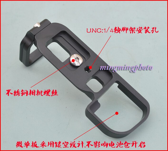 LB-NEX7 A Sgancio Rapido L Targa/Supporto Della Staffa hand Grip per Sony NEX-7 NEX7 RRS SUNWAYFOTO Markins Compatibile
