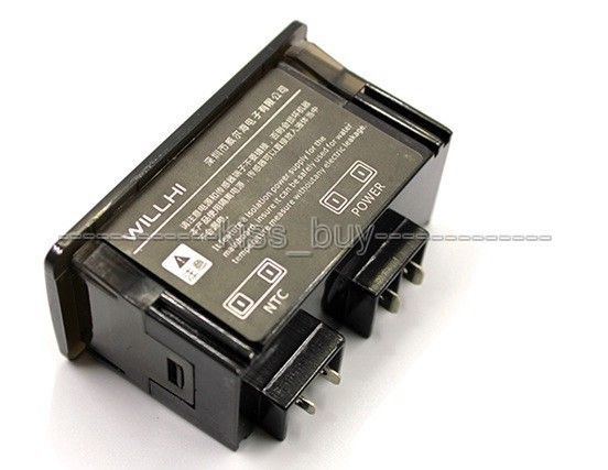 ac 110v 220v -55-125C LED Digital Thermometer Temperature + Sensor for water tanks water heater aquarium refrigerator yellow