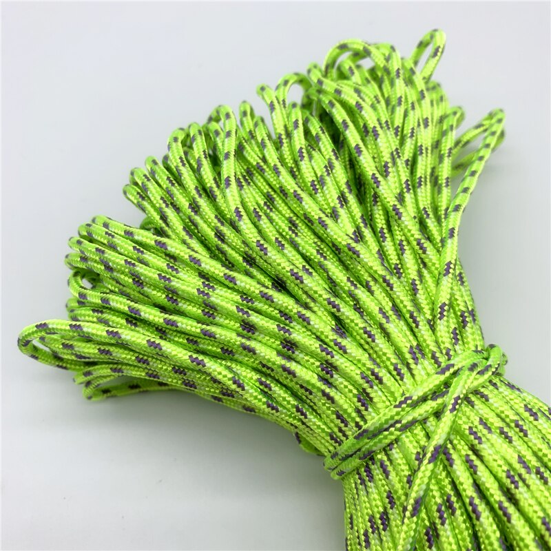10 yards/Lot 3mm Koord Touw Parachute Lanyard Touw Voor Klimmen Camping Survival Apparatuur Paracord Armband Masker Lanyards: KAARS