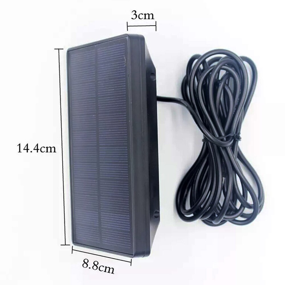 Outdoor Solar Panel Hunting Trail Camera Power Supply Charger Battery 1800mah 9V Waterproof Rechargeable Battery For All Cameras: Default Title