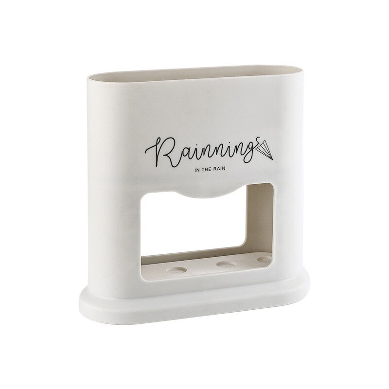 Paraguas de lluvia escurridor para fregadero desmontable Diatom barro lluvia paraguas cubo estante para sombrilla Cubo de almacenamiento paraguas barril suelo: BEIGE