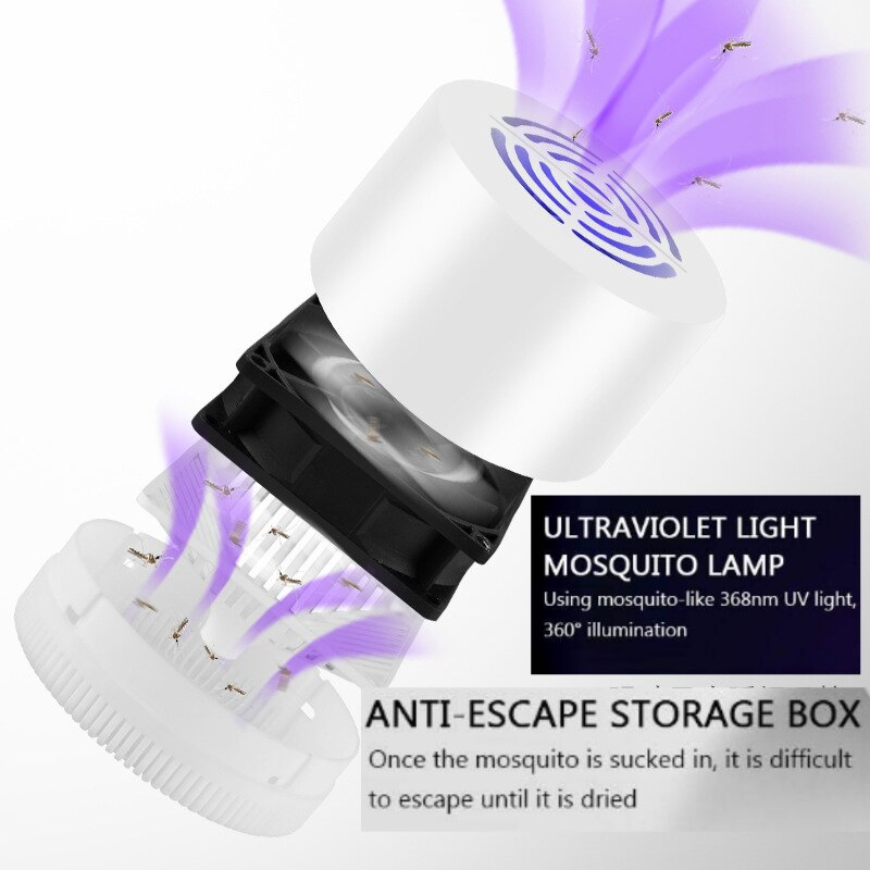 Mosquito Rapper 3D LED ilusión Mosquito insecto Zapper volar Mosqu... – Grandado