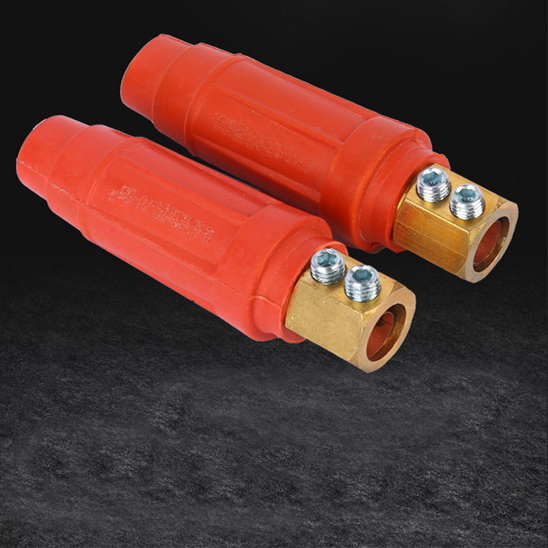 Chinese Square Cable Quick Connector Welding Machine Fast Plug Copper Fitting Female Male Cable Connector Socket AdaptorDKJ16-95