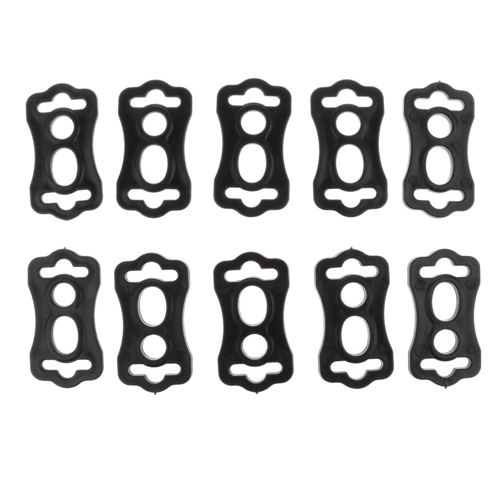 10pc Tent Clips Fastener Tents Camping Tent Feet Clamp Fasteners Black 5.3cm